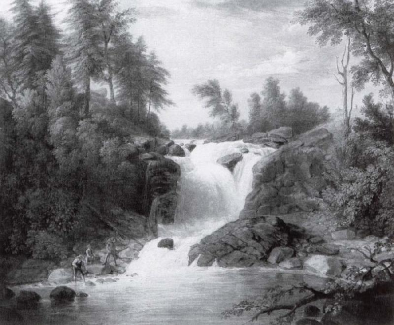 Asher Brown Durand Boonton Falls,New Jersey oil painting image